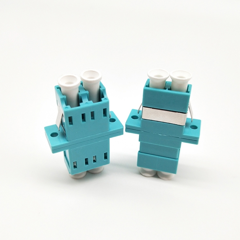 Adaptador Para Fibra Optica Multimodo Om3 - Om4  Duplex  Lc Pc