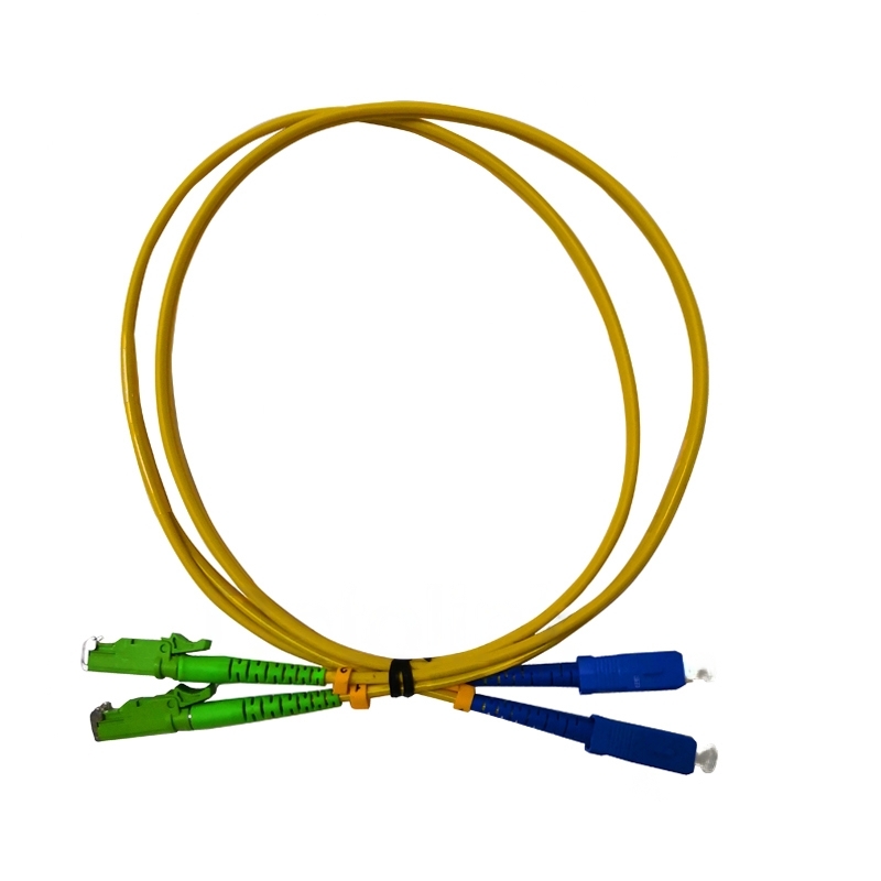 Patch Cord Duplex Monomodo Sm 9/125 E2000 Apc / Sc Pc (Metros A Solicitud Del Cliente)