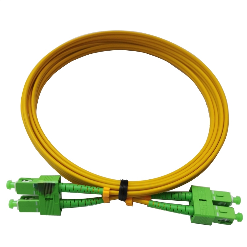 Patch Cord Duplex Monomodo Sm 9/125 Sc Apc / Sc Apc (Metros A Solicitud Del Cliente)