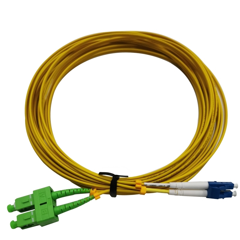 Patch Cord Duplex Monomodo Sm 9/125 Lc Pc / Sc Apc (Metros A Solicitud Del Cliente)